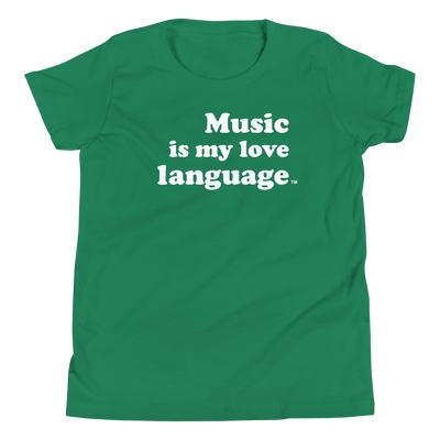 Music is my love language Children's Shirts
